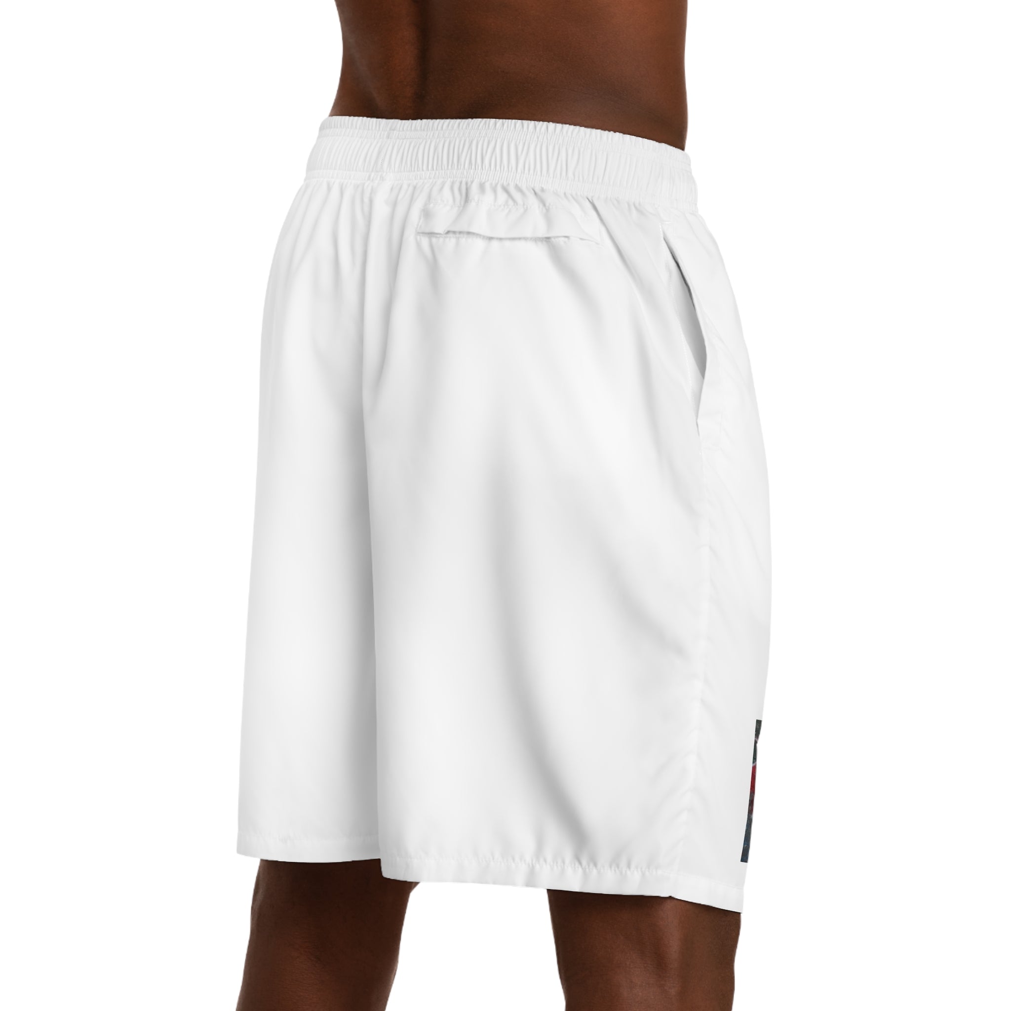 PlugFits Men's Jogger Shorts with Electric Guitar Patch — Rock Music Athletic Shorts